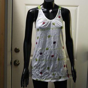 Crochet back racer cut top